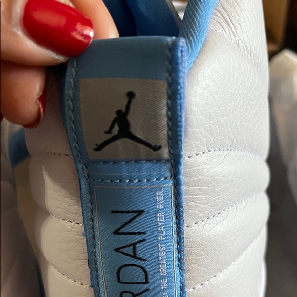 Jordan 12 Retro in White and Blue - Picture 8 of 14